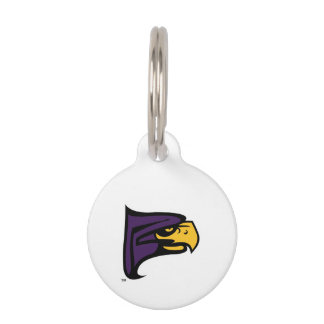 Hunter College Hawk Profile Mascot Pet Tag