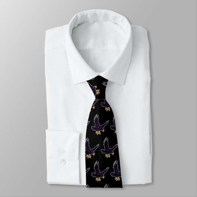 Hunter College Hawk Tie (Tied)
