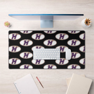Hunter College Hawks Athletic Logo Desk Mat