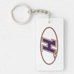 Hunter College Hawks Athletic Logo Key Ring