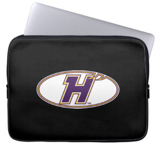 Hunter College Hawks Athletic Logo Laptop Sleeve
