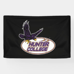 Hunter College Hawks Mascot Banner