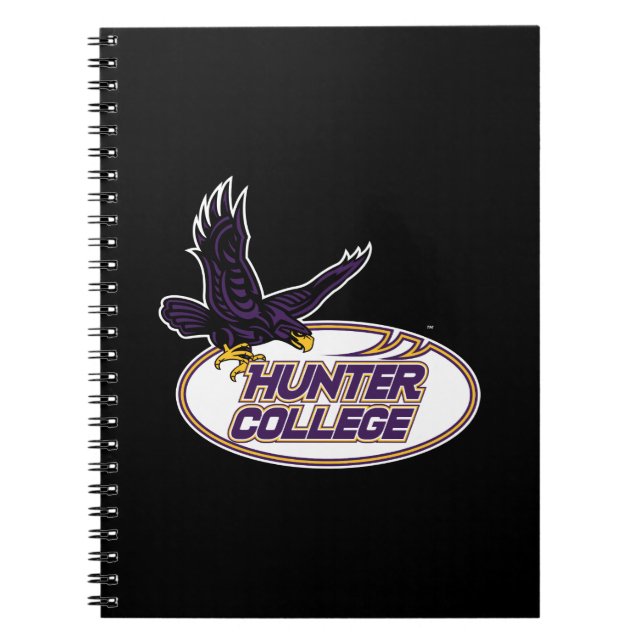 Hunter College Hawks Mascot Notebook (Front)
