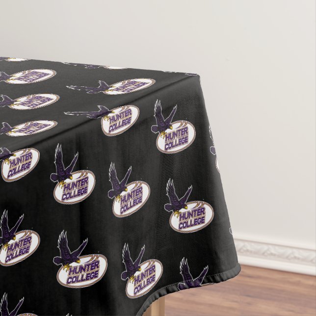 Hunter College Hawks Mascot Tablecloth (In Situ)