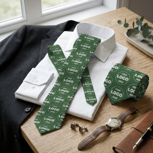 Hunter Custom Logo Repeat Pattern Professional Tie