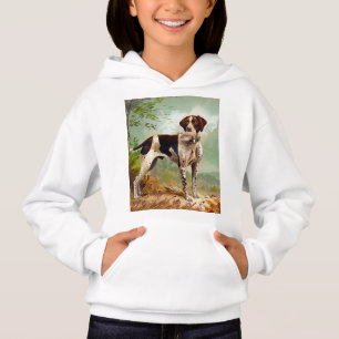 Hunter dog with bird in mouth