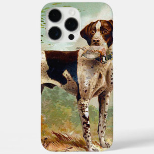 Hunter dog with bird in mouth iPhone 16 pro max case