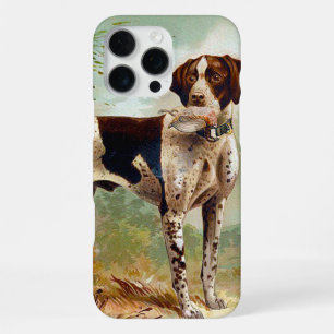 Hunter dog with bird in mouth iPhone 16 pro max case