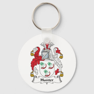Hunter Family Crest Key Ring
