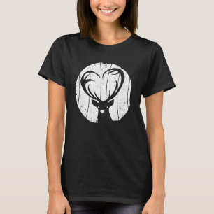 Hunter Father Hunting Hobby Dad Deer Antlers T-Shirt