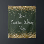 Hunter Green Backdrop Birthday Party Photo Booth Tapestry<br><div class="desc">custom backdrop for photo booth,  birthday party twinkle 15th 18th,  glitter anniversary sweet 16 16th,  personalised 30th 21st 25th 35th,  bridal shower hen do wedding,  boy son man husband daughter,  girl wife prop bachelorette sparkle,  quinceanera 40th 50th 60th 70th,  bride sparkly vow renewal graduation,  grad 20th personalised gold silver</div>