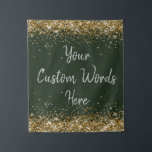 Hunter Green Backdrop Birthday Party Photo Booth Tapestry<br><div class="desc">custom backdrop for photo booth,  birthday party twinkle 15th 18th,  glitter anniversary sweet 16 16th,  personalised 30th 21st 25th 35th,  bridal shower hen do wedding,  boy son man husband daughter,  girl wife prop bachelorette sparkle,  quinceanera 40th 50th 60th 70th,  bride sparkly vow renewal graduation,  grad 20th personalised gold silver</div>
