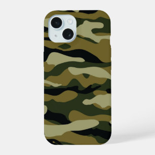 Hunter Green Camo iPhone 15 Case