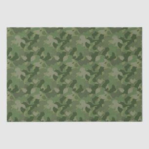 Hunter Green Camouflage Tissue Paper