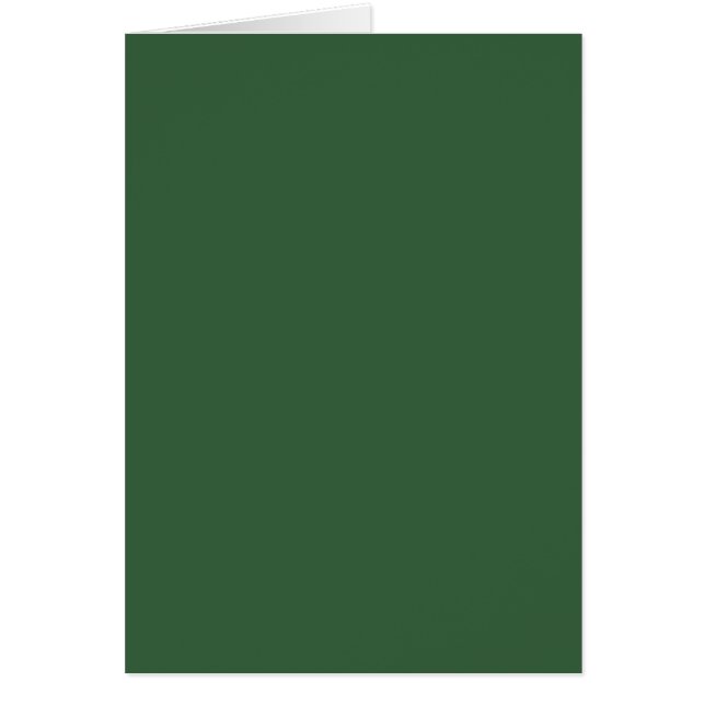 Hunter Green Greeting Card (Front)
