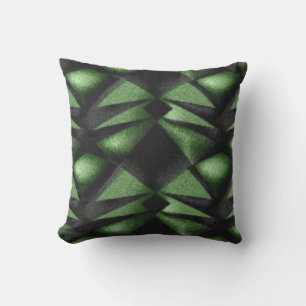 Hunter Green Indian Design Cushion