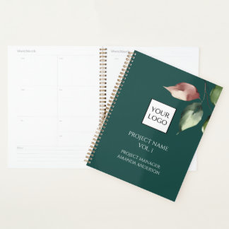 Hunter Green Logo Project Manager Planner