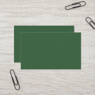 Hunter Green Oceania Business Card