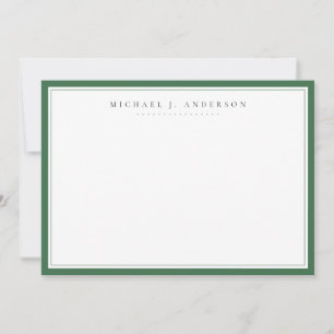 Hunter Green Professional Correspondence    Card