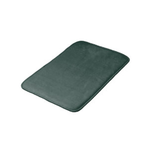Hunter Green Solid Colour Bath Mat
