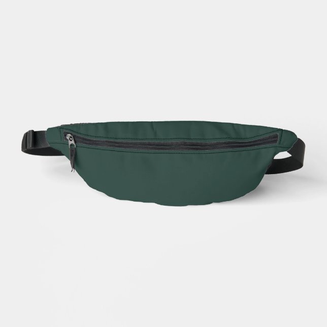 Hunter Green Solid Colour Bum Bags (Front)