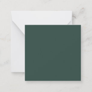 Hunter Green Solid Colour Card