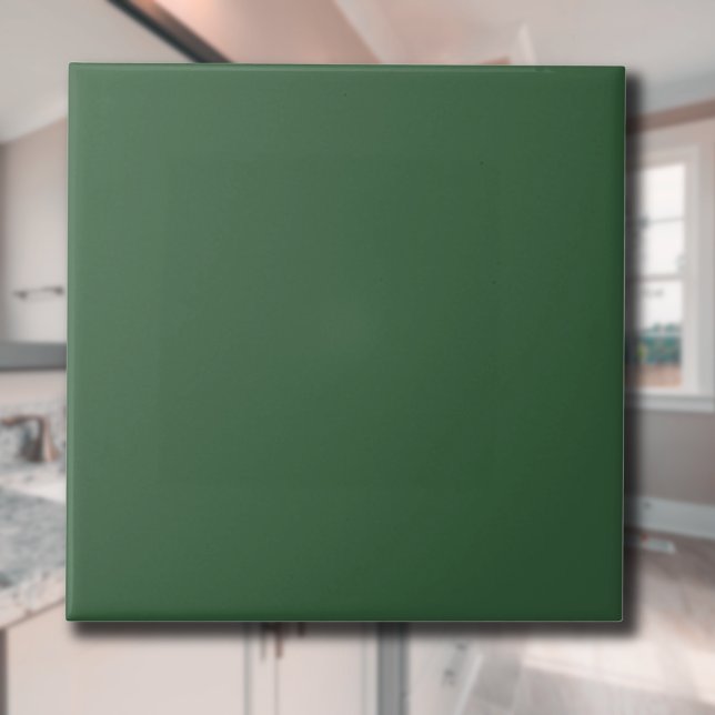 Hunter Green Solid Colour | Classic | Elegant Ceramic Tile (Creator Uploaded)