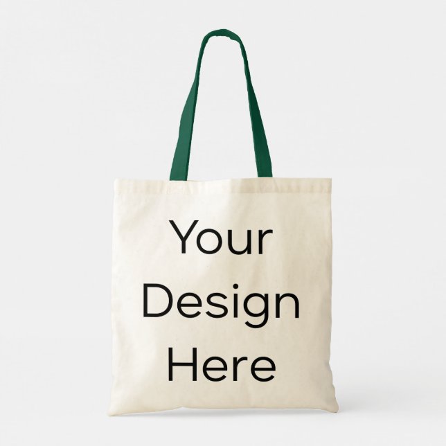Hunter Handle Canvas Tote Bag (Back)