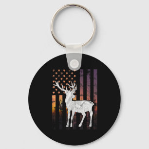 Hunter Hunting Hunt Deer Hunting Buck Elk American Key Ring