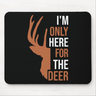 Hunter Hunting Hunt Deer Hunting Buck Elk Antlers Mouse Pad
