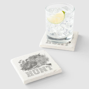 Hunter (Hunting with GSP)   Stone Coaster
