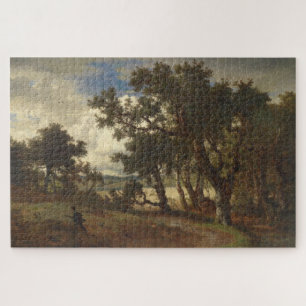 Hunter in a Rural Landscape (Andreas Achenbach) Jigsaw Puzzle