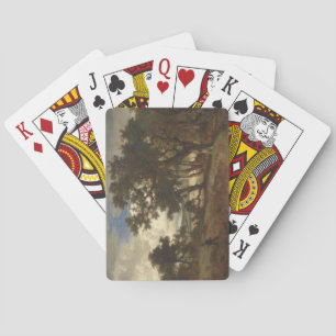 Hunter in a Rural Landscape Playing Cards