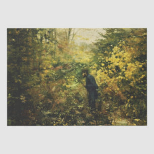 Hunter in the Forest (by H.A. Brendekilde) Tissue Paper