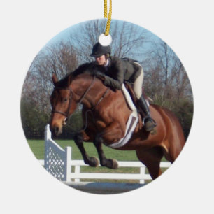 Hunter Jumper Horse Ornament
