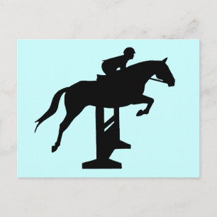 Hunter Jumper Horse & Rider Postcard