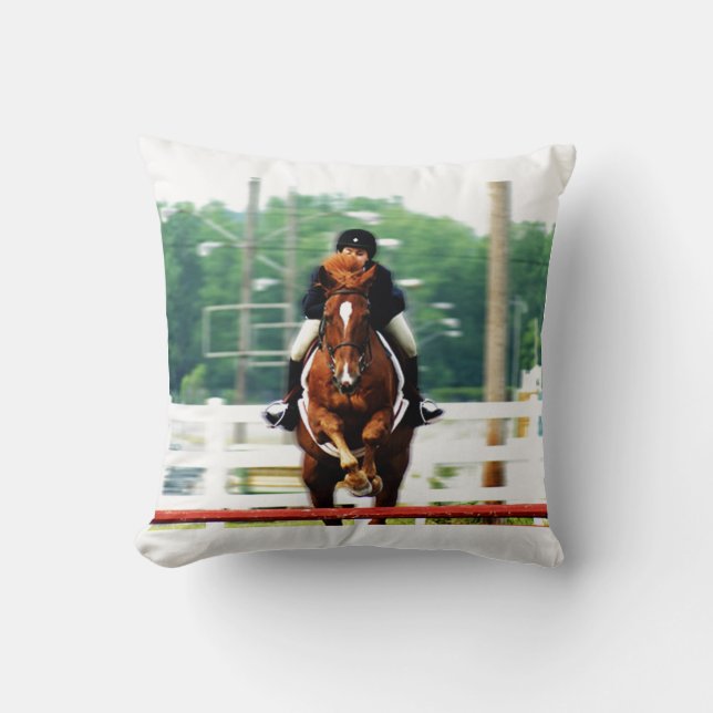 Hunter Jumper Pillow (Front)