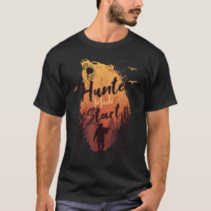 Hunter Mode Start Patriotic Bear Hunting Season Be T-Shirt