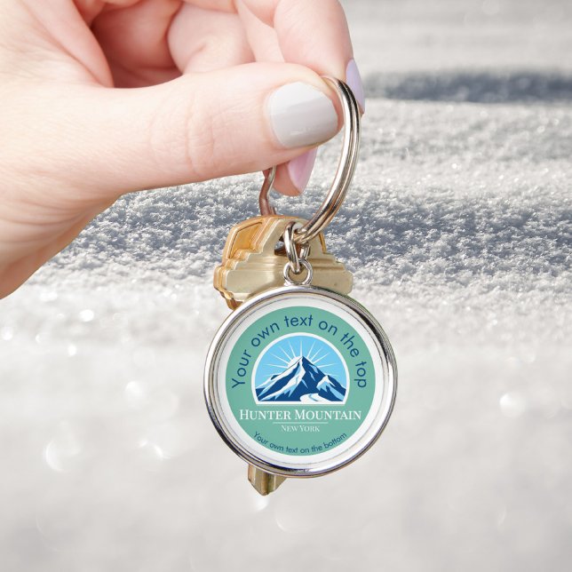 Hunter Mountain New York ski resort  Key Ring (Creator Uploaded)