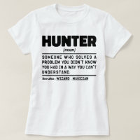Hunter Noun Definition Hunting Sarcasm Lover Cool