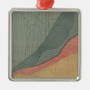 Hunter Park Special Sheet Atlas Map Metal Ornament