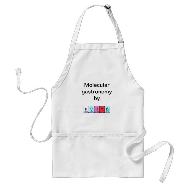 Hunter periodic table name apron (Front)