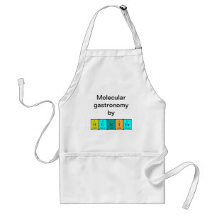 Hunter periodic table name apron