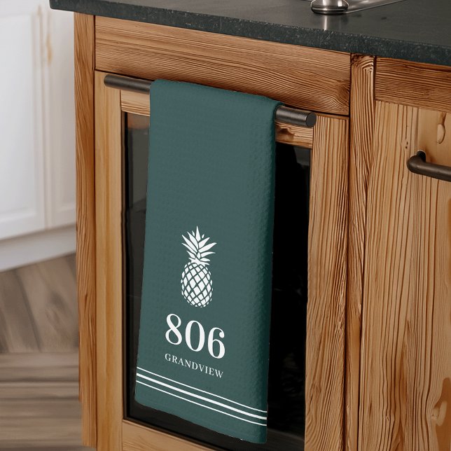 Hunter | Pineapple House Number & Street Name Tea Towel (Creator Uploaded)