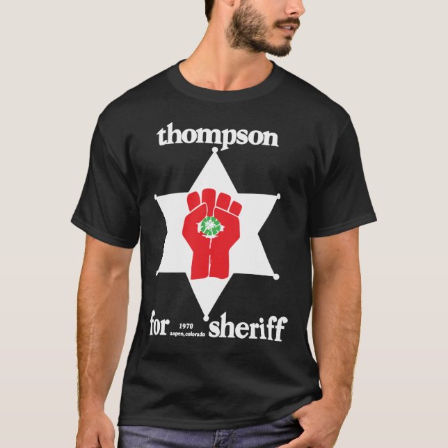Hunter S Thompson For Sheriff Essential T-Shirt (Front)