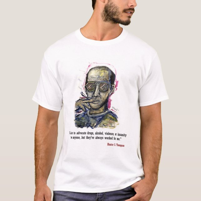 Hunter S. Thompson T-Shirt (Front)