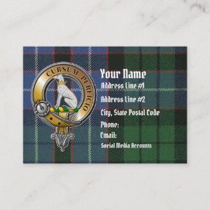 Hunter Tartan & Badge Business Card