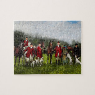 Hunter - The fox hunt - Tally-ho 1924 Jigsaw Puzzle