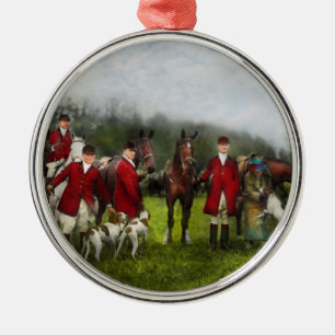 Hunter - The fox hunt - Tally-ho 1924 Metal Tree Decoration