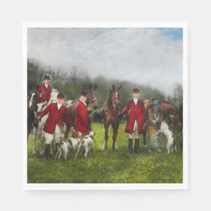 Hunter - The fox hunt - Tally-ho 1924 Napkin